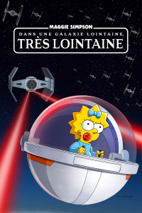 Maggie Simpson dans une galaxie lointaine, très lointaine